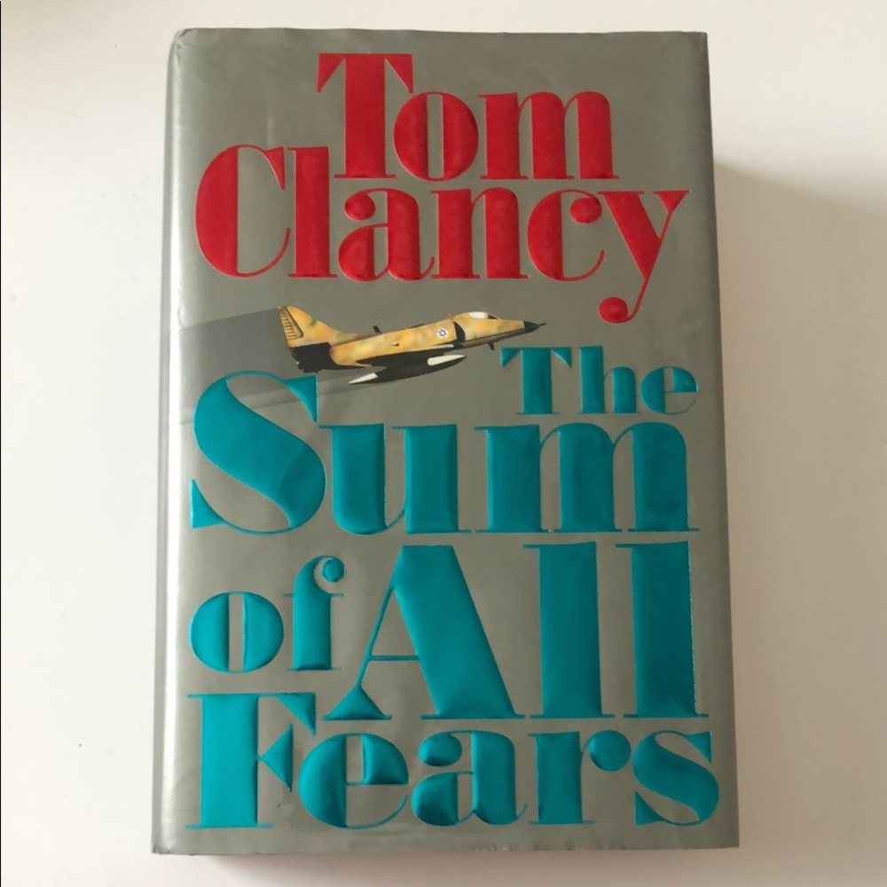 Tom Clancy Hardcover Book The Sum of All Fears